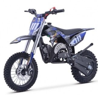 VENTA Minimoto gasolina 65cc, azul, MTR MALCOR XZR THUNDER